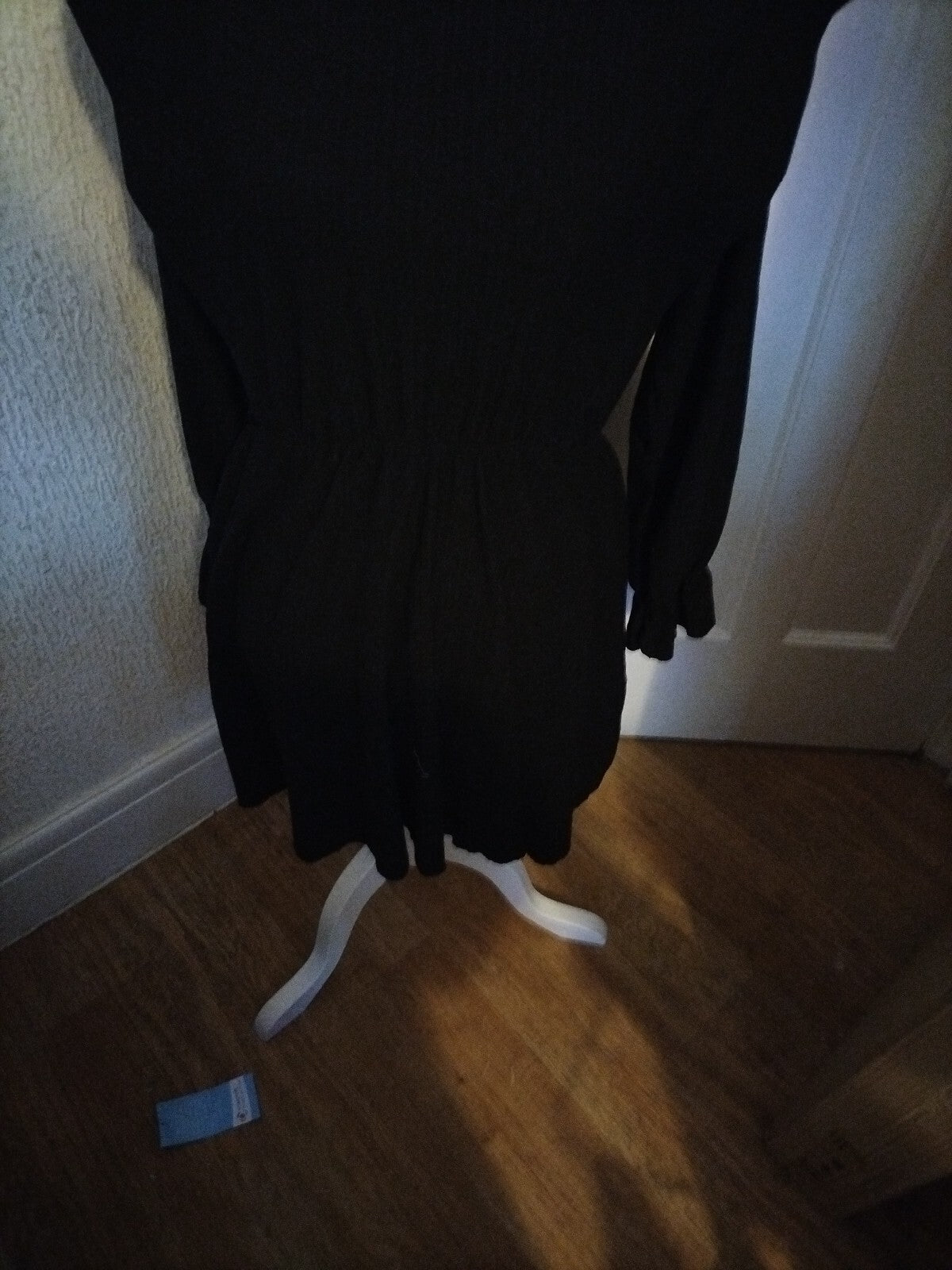 Ladies Zara Size Small Black Long Sleeved Dress