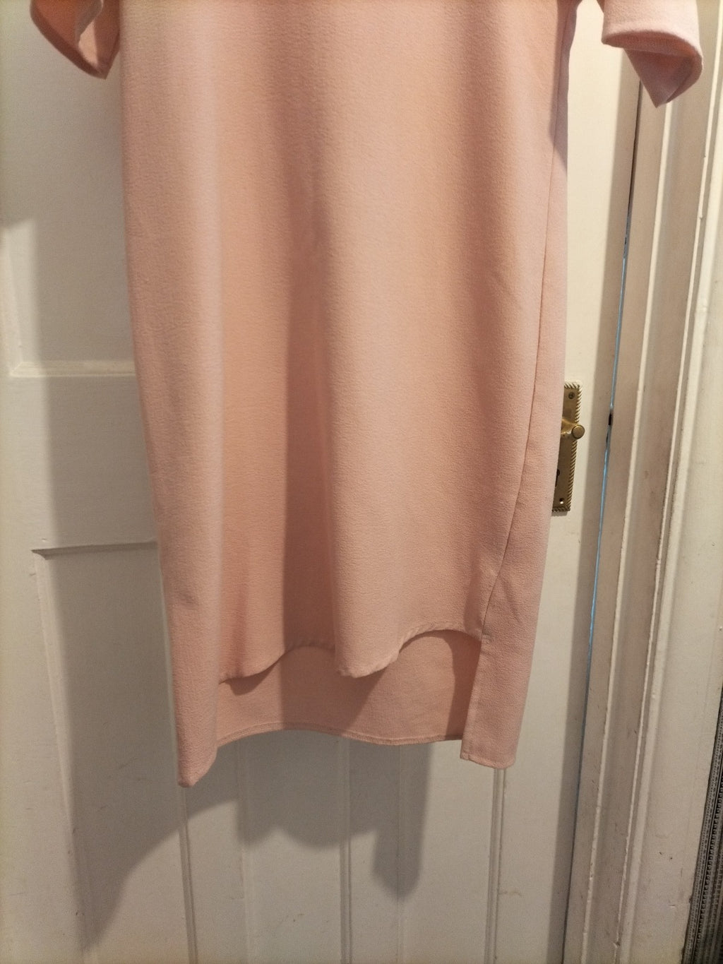 Ladies Boohoo Size 8 Pink Short Sleeved Dress