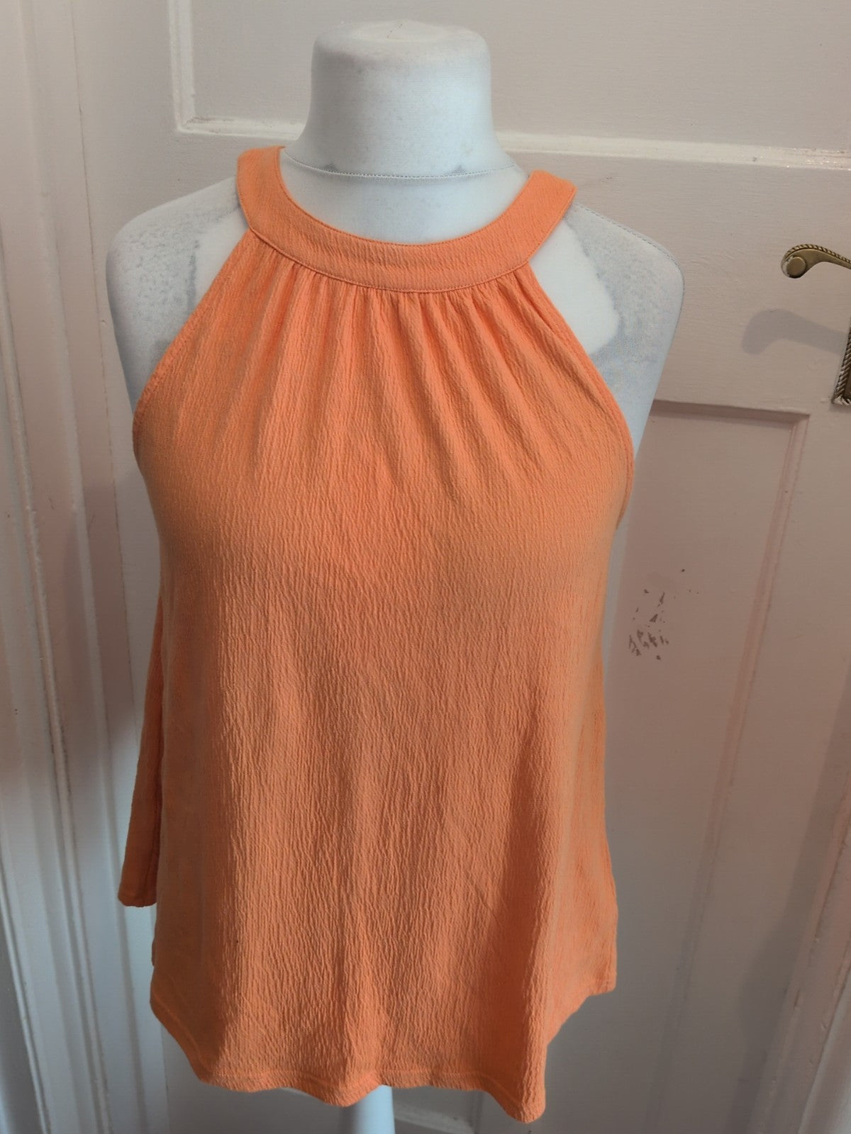 Nutmeg 14 Orange Sleeveless Blouse