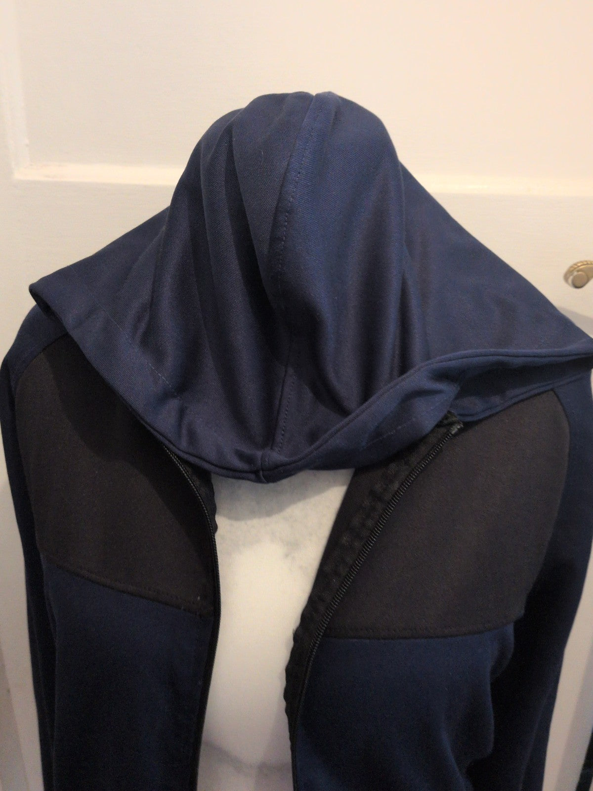 Aviator Medium Blue And Black Full Zip Track Jacket