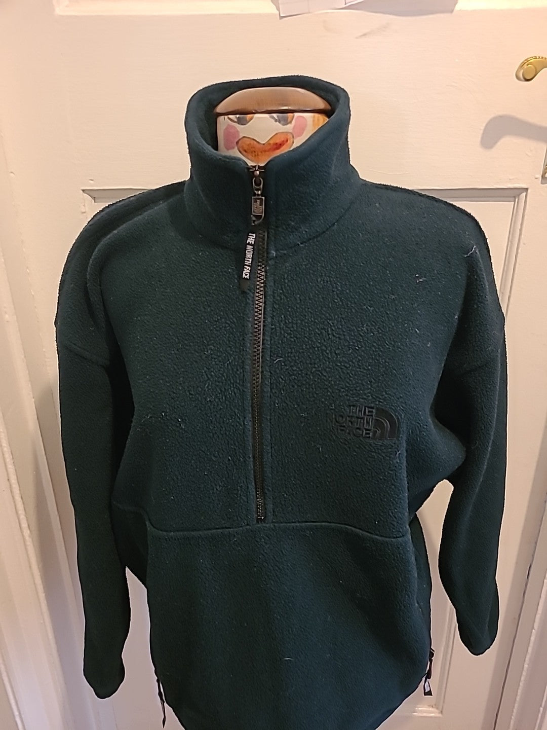 Mens The North Face Size Medium Dark Green Pullover Jumper