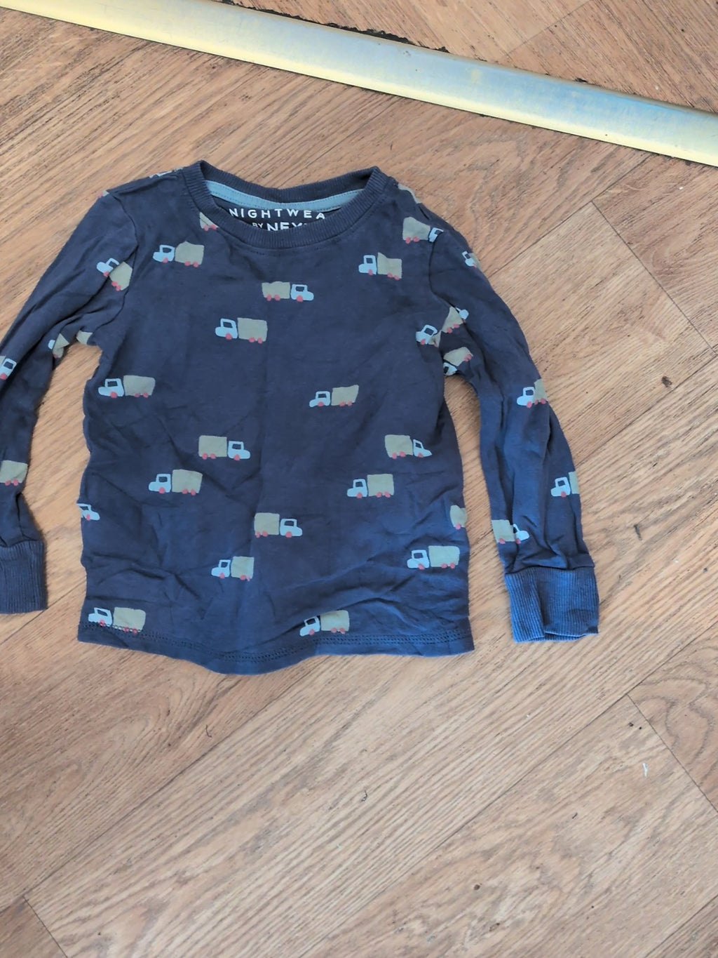 Next 2-3 Years Boys Lorry Pyjama Top