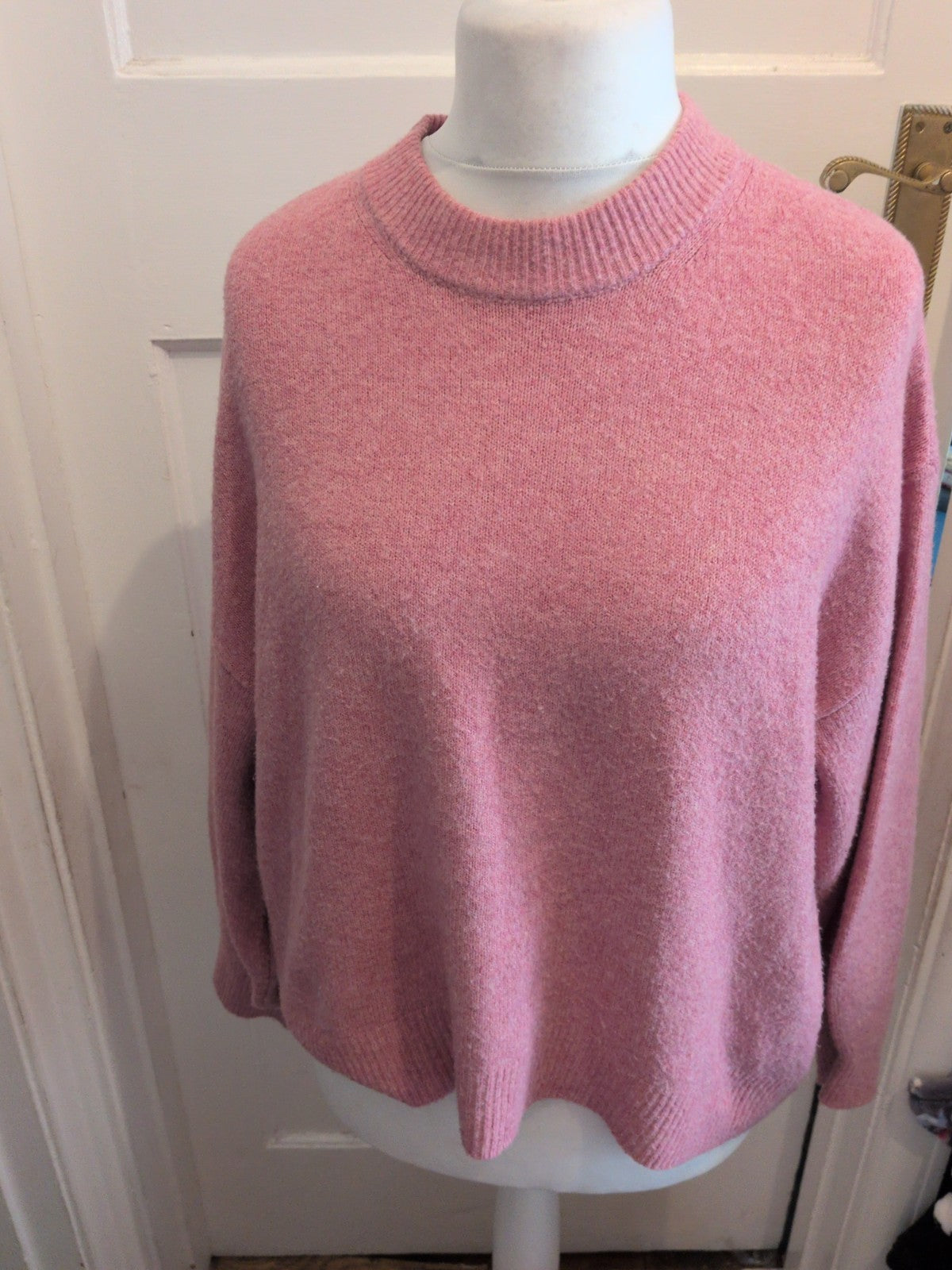 George Large Super Soft Touch Pink Pullover Jumper