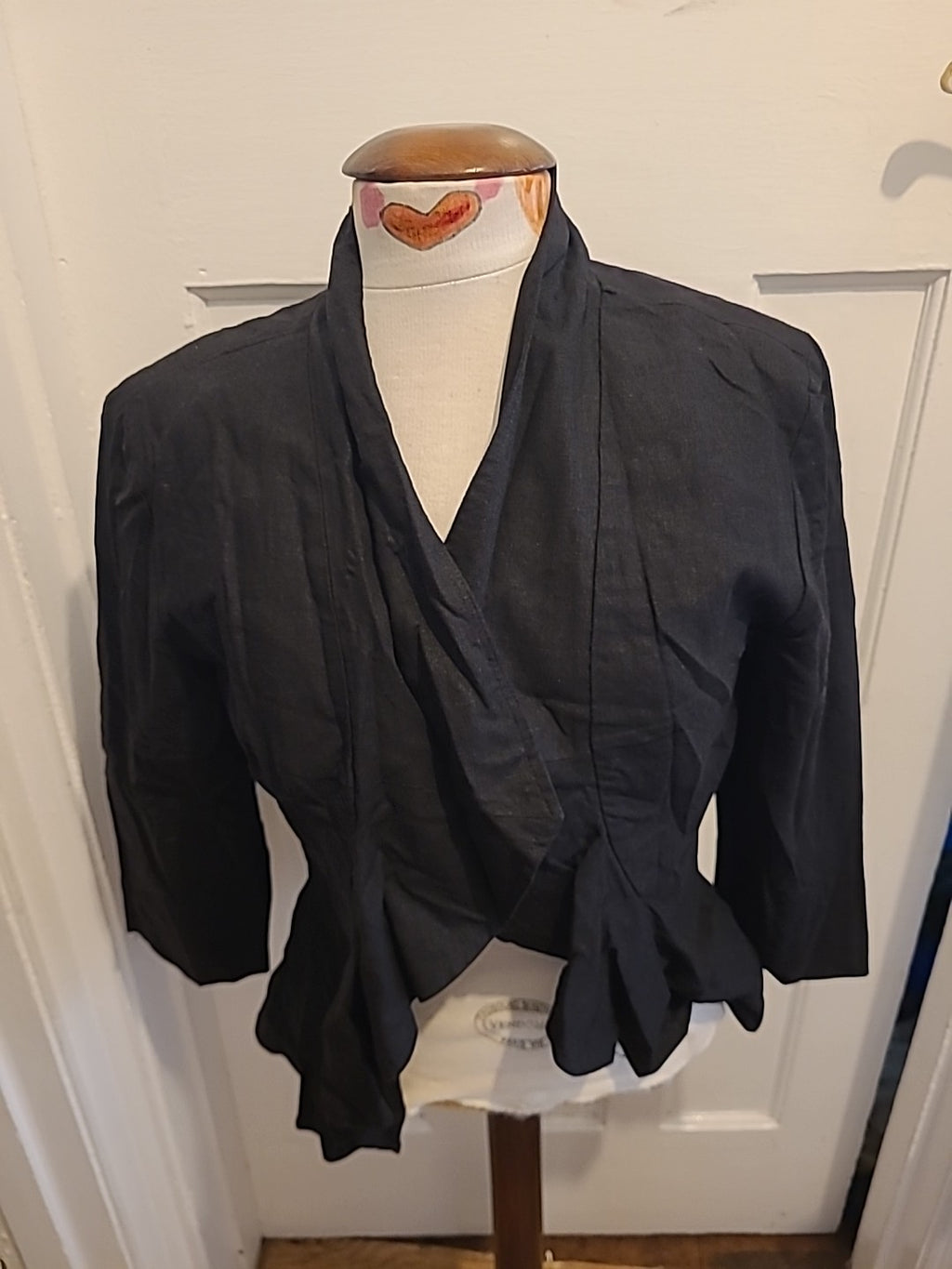 Ladies Viz A Viz Size 12 Black Padded Cardigan