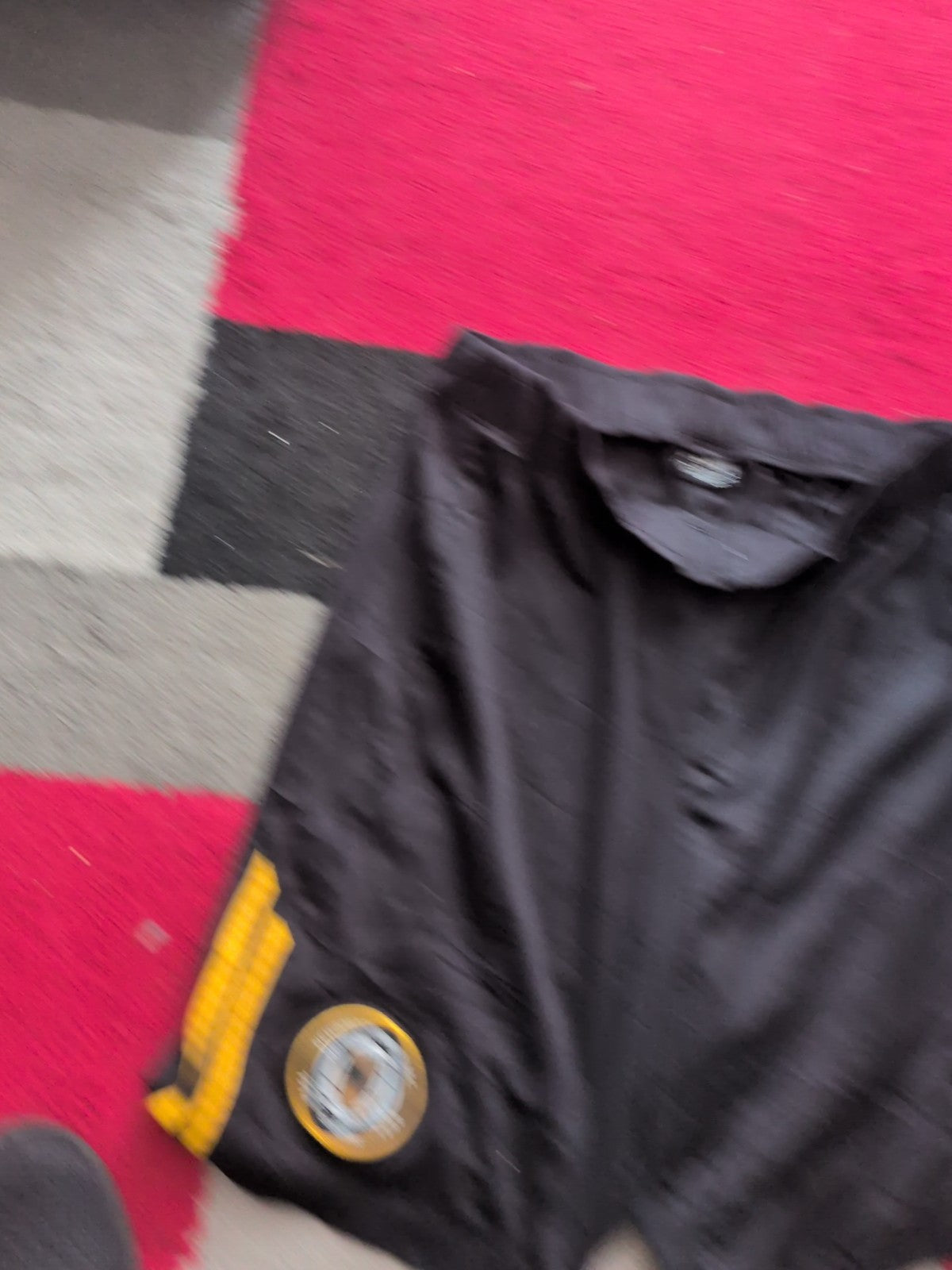Large Black Newport County Elasticated Shorts