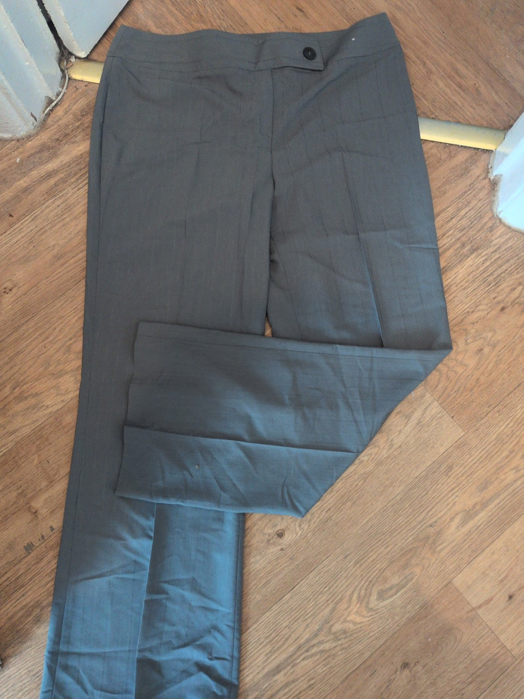 Next 18L Pale Sage/Grey Smart Trousers