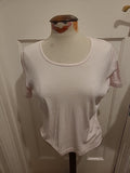 Ladies Viz.A.Viz Size 12 Baby Pink Short Sleeved Tshirt