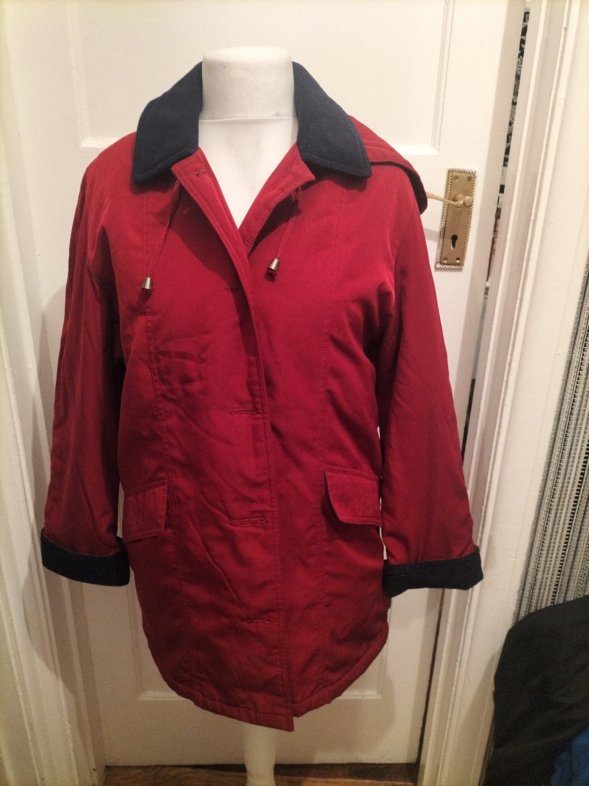 Ladies EWM Size 10 Red Lined Coat