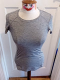 Ladies H+m Size XS grey Work Out Tshirt