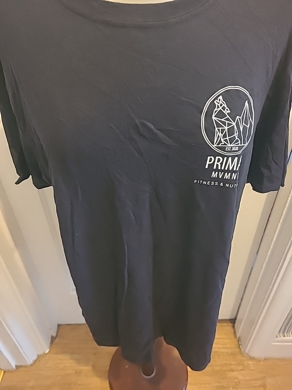 Mens Gildan Size Large Black Primal Fitness Short Sleeved Tshirt