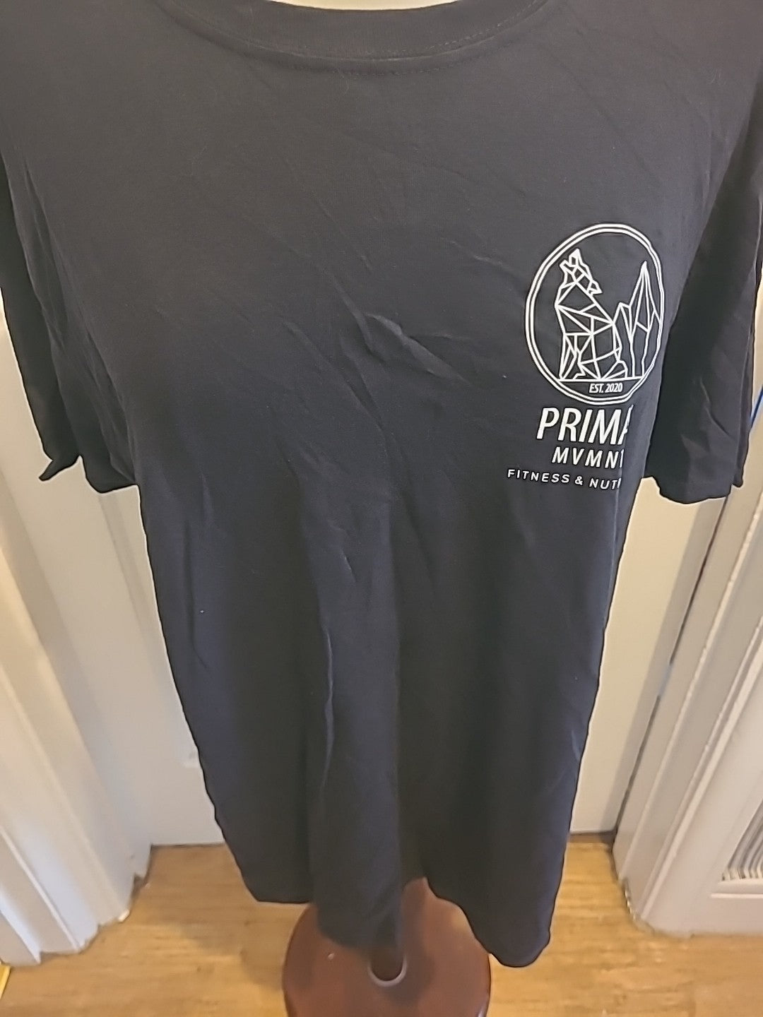 Mens Gildan Size Large Black Primal Fitness Short Sleeved Tshirt