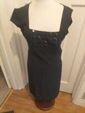 Ladies Unbranded Size 14 Black Sleeveless Dress