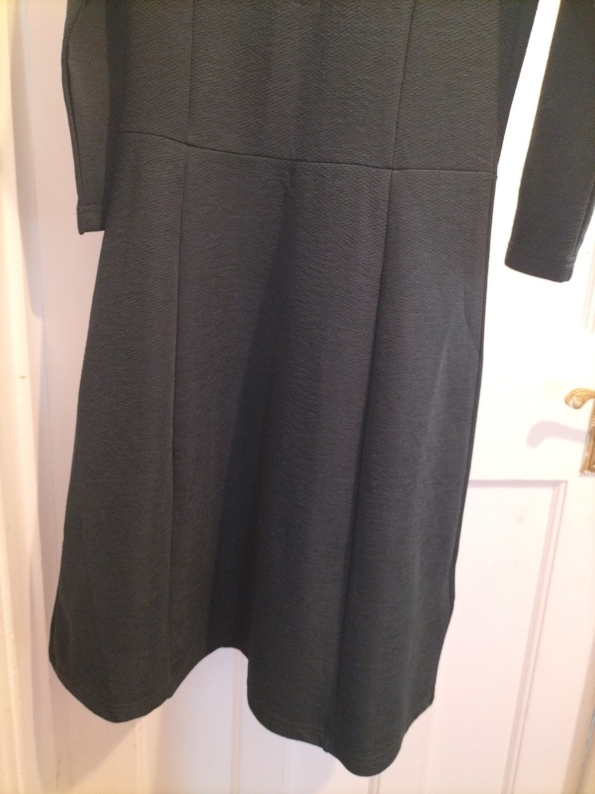 Ladies Fransa Size XS Bottle Green Long Sleeved Dress