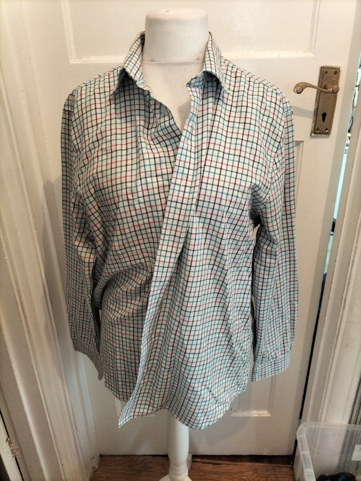 Haworth XL Multi Check Long Sleeve Shirt Classic Fit