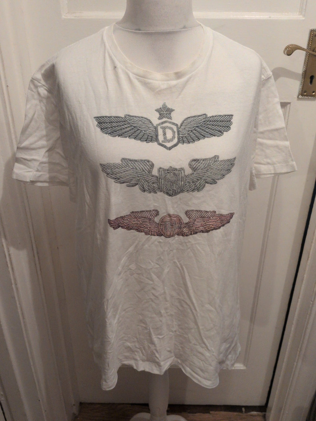Ralph Lauren Large White Printed Short Sleeve T-shirt