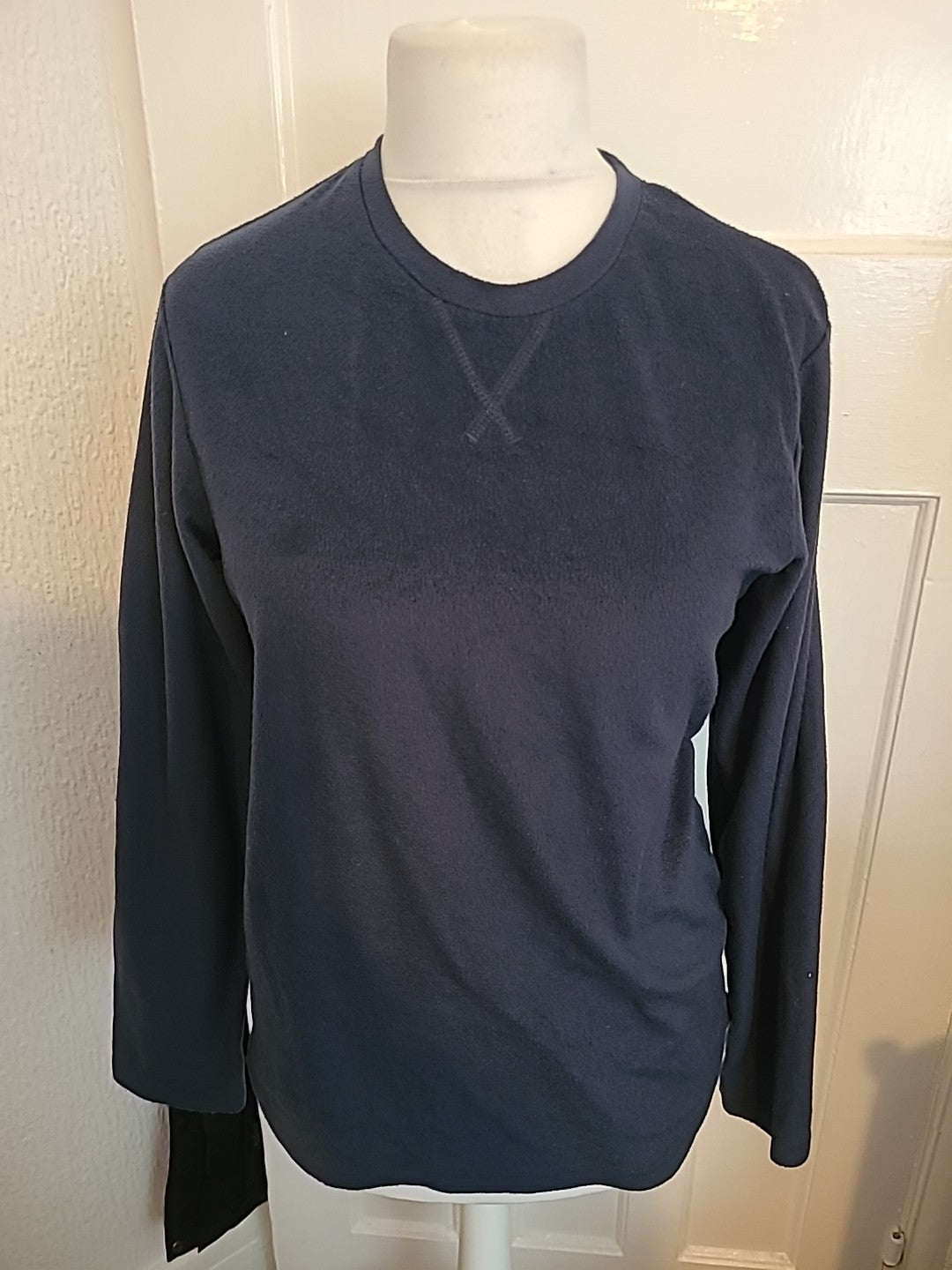 Tu Small Mens Navy Long Sleeved Pyjama Top