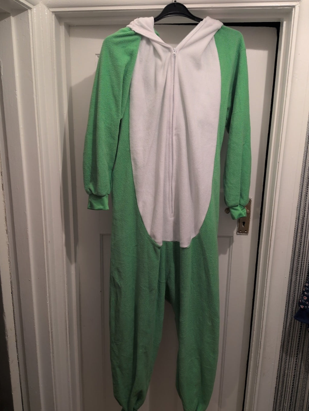 Family Clothes Large Green/White All In One