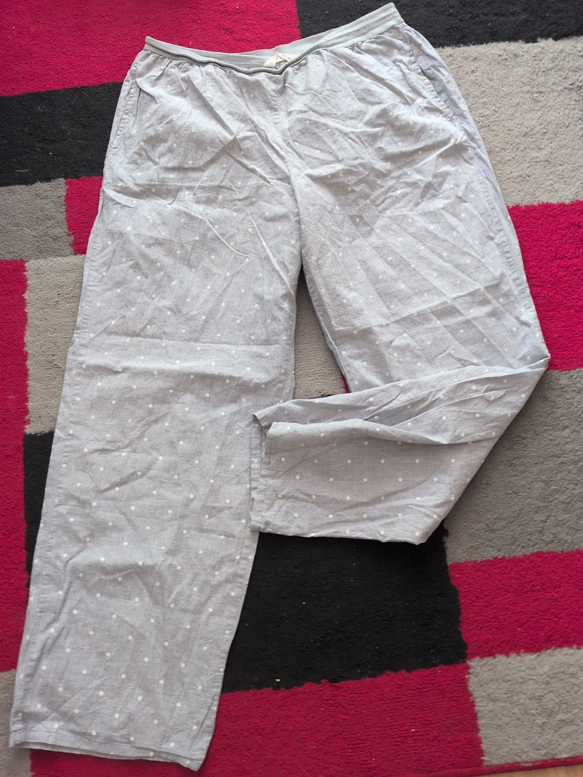 Body 14 Grey With White Spots Pyjama Bottoms