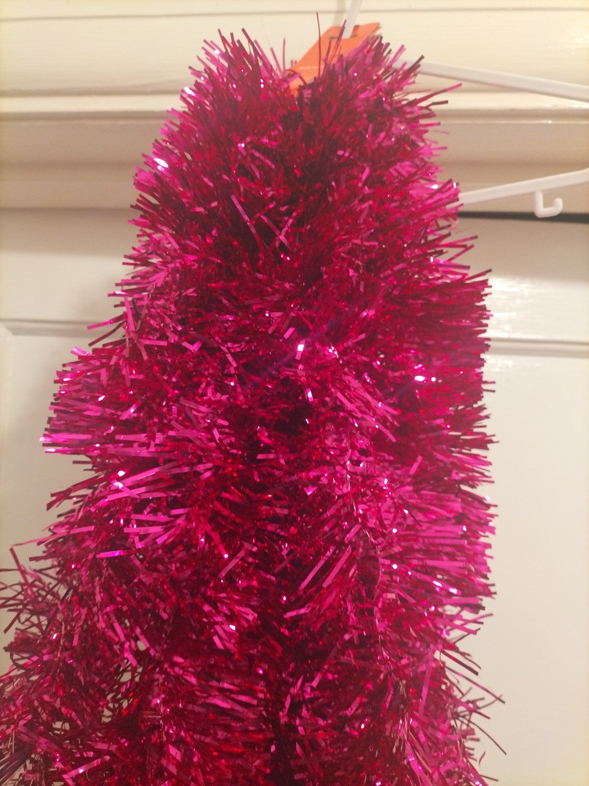 Brand new Pink 2M Christmas decoration Tinsel