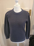 Ladies Size Medium Navy/Black Shimmery Jumper