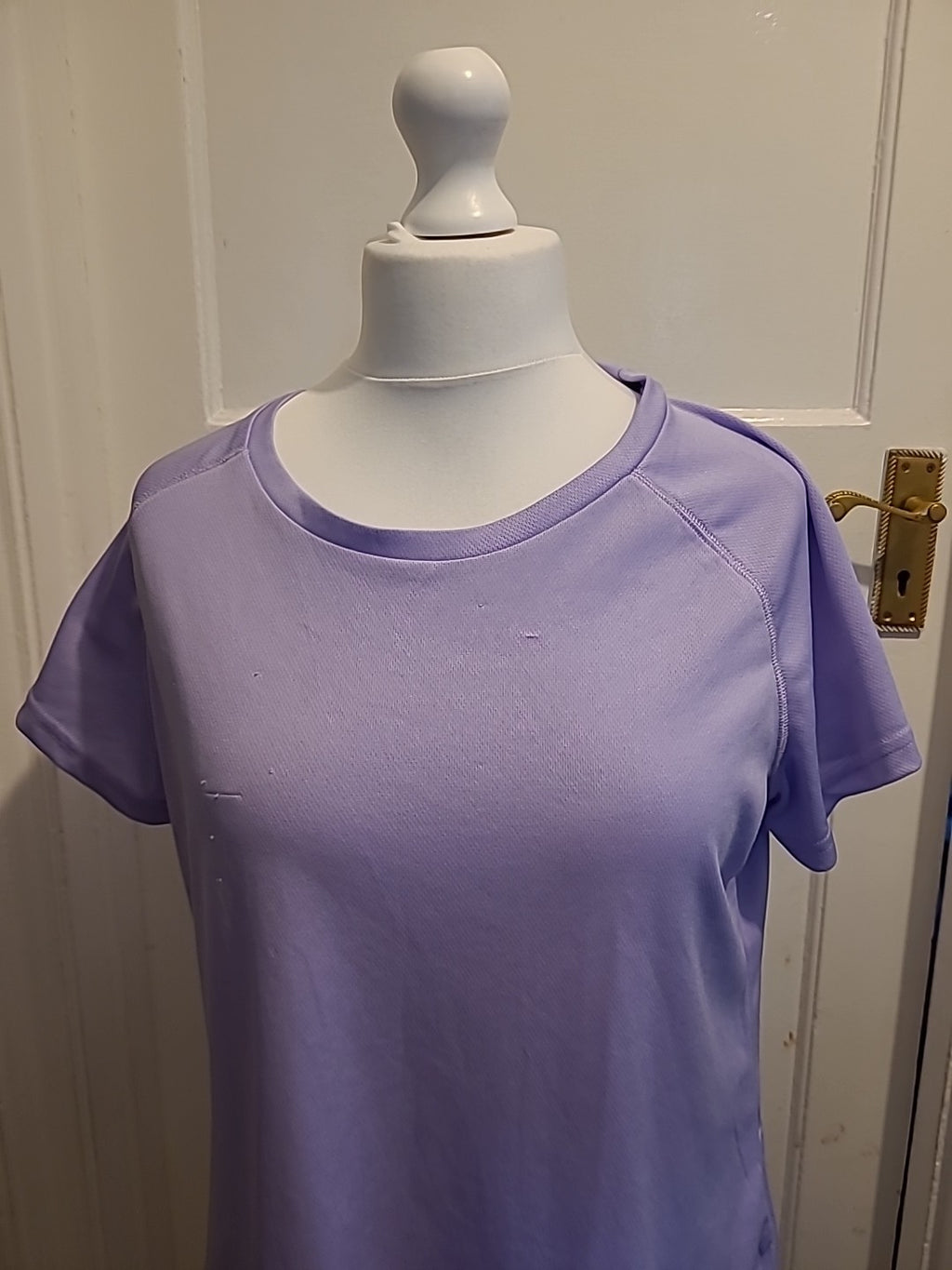 Ladies Mountain Warehouse Size 16 Purple Short Sleeved Tshirt(Small Gag)
