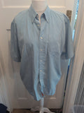 Mw London Large Blue Short Sleeve Shirt