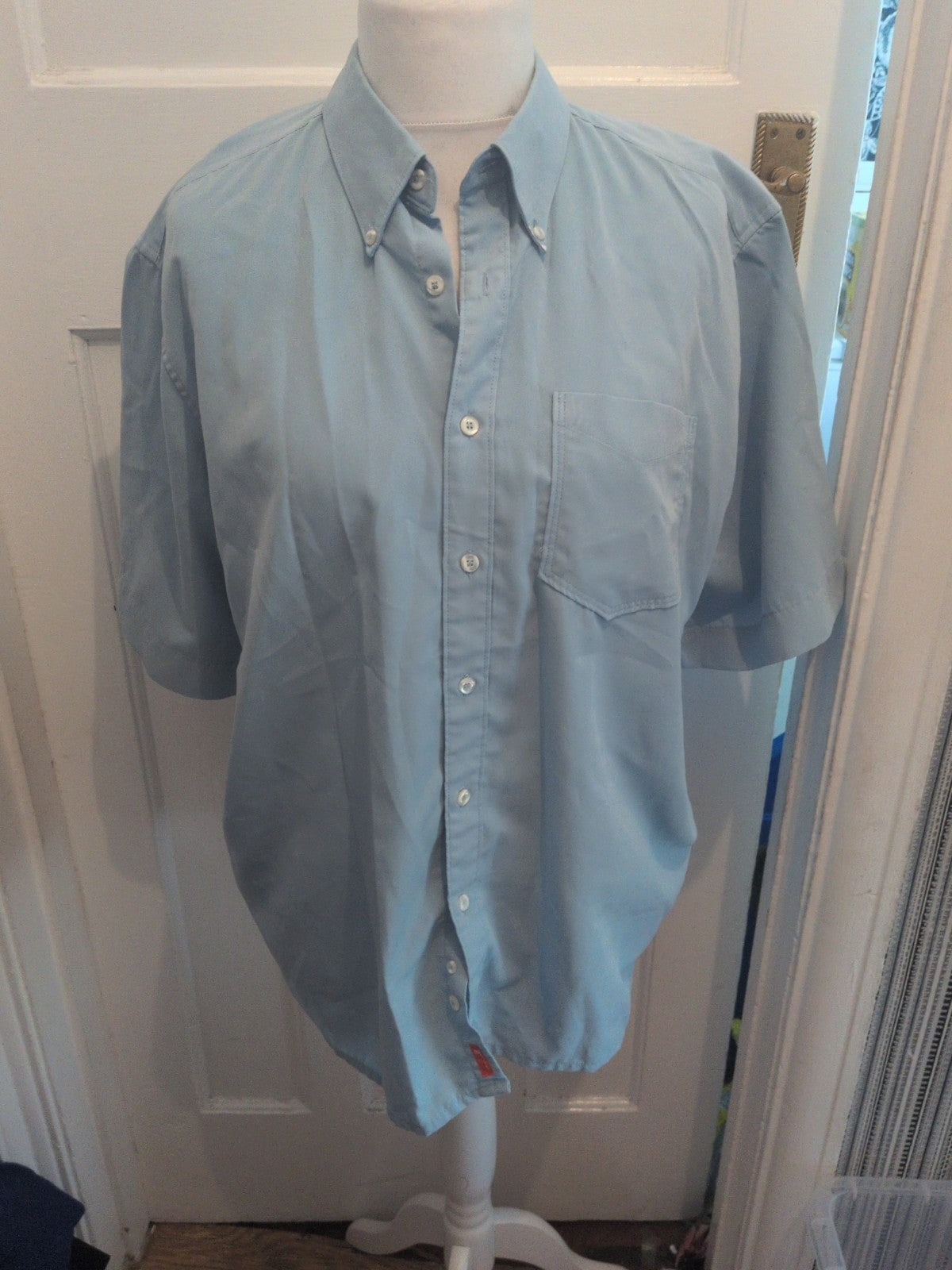 Mw London Large Blue Short Sleeve Shirt