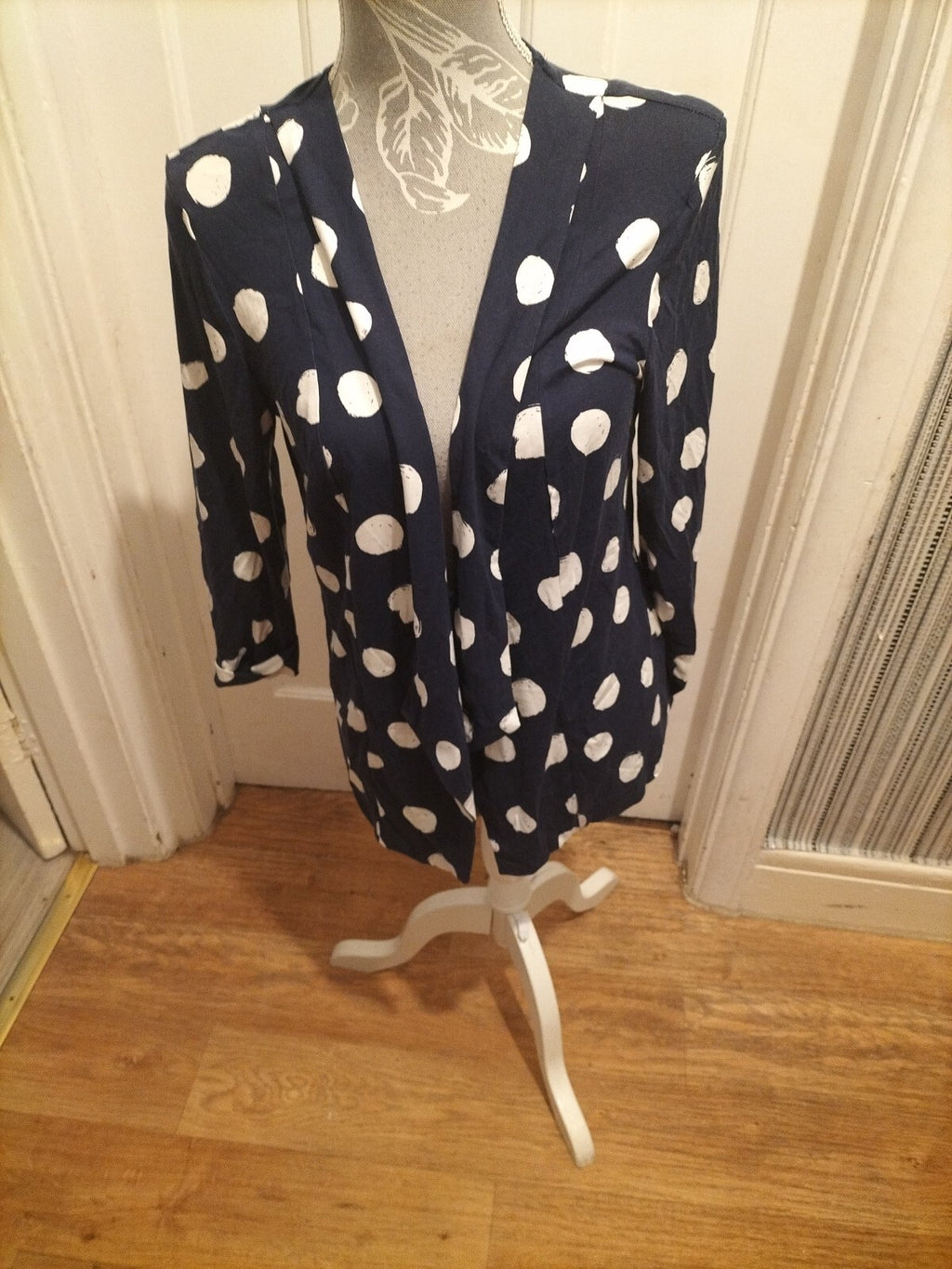 Ladies Roman 10 Spotted Open Cardigan