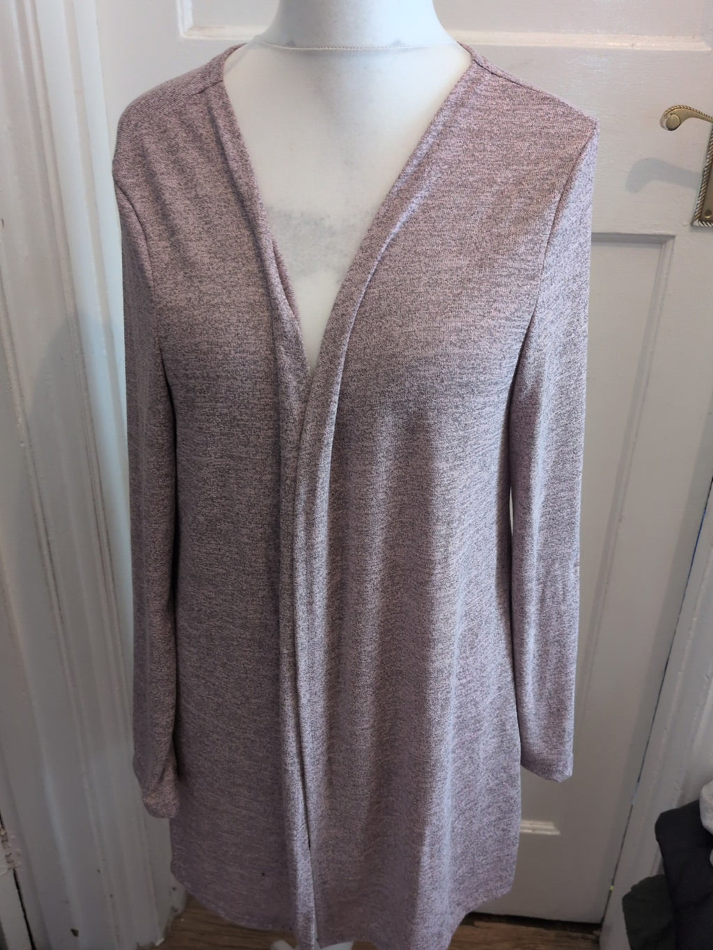 Large Blush Pink Fleck Open Blouse