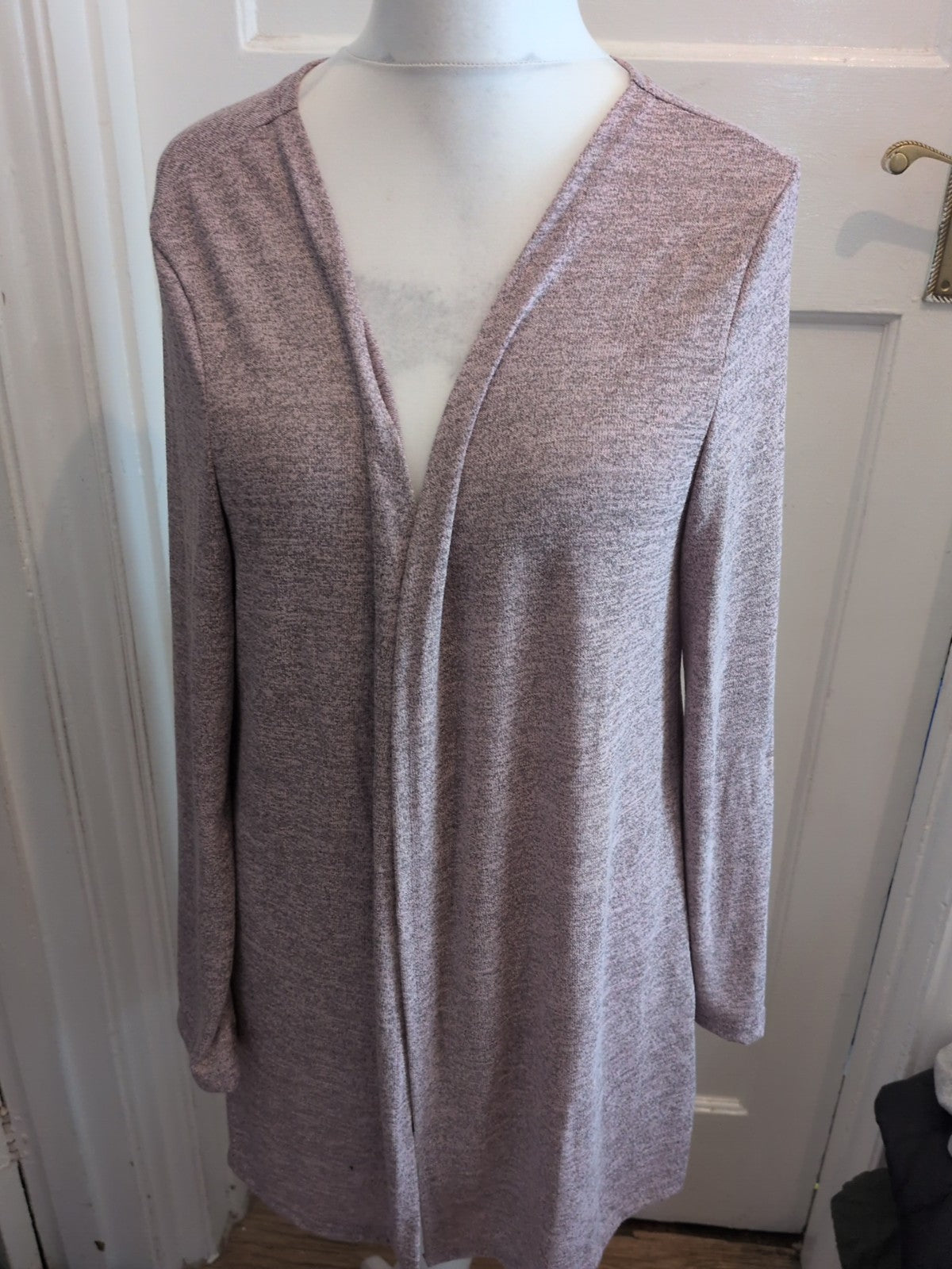 Large Blush Pink Fleck Open Blouse
