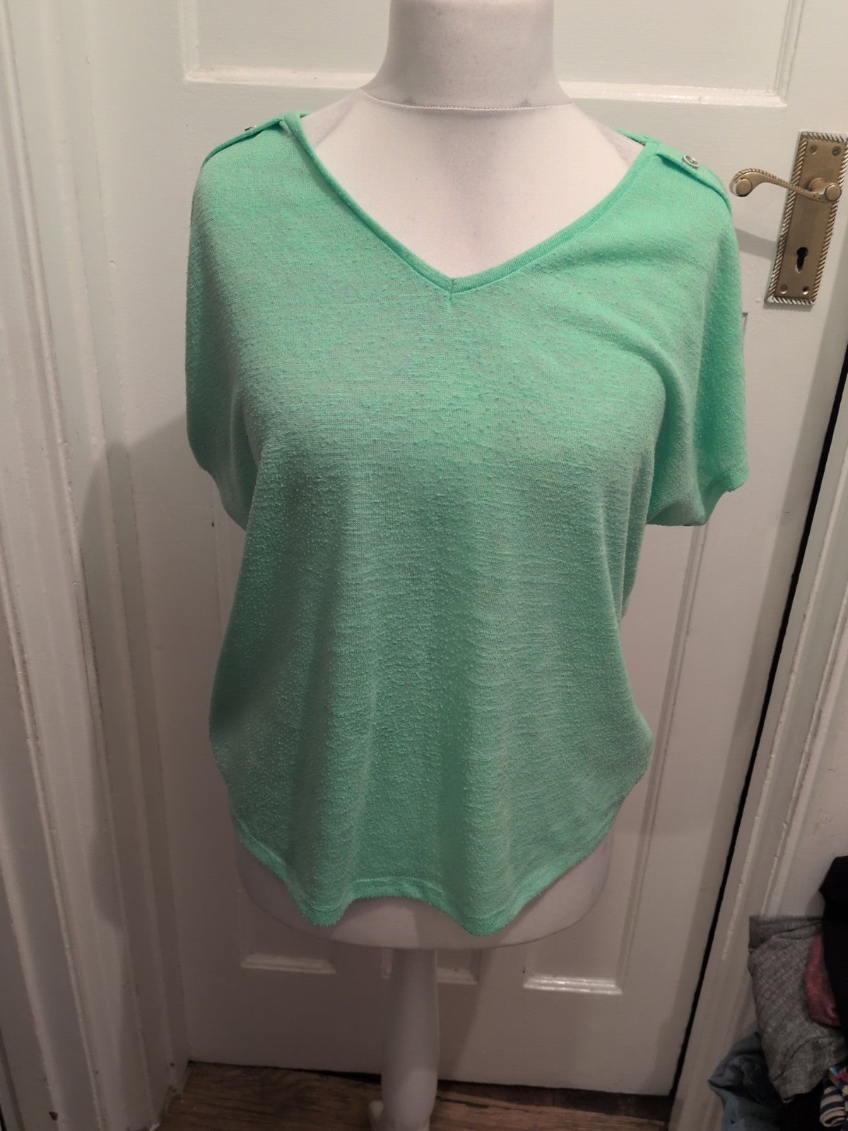 Suzanne Grae Large Green Short Sleeve T-shirt
