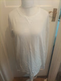 Mens Easy Size 2xl White Long Sleeve Round Neck T-shirt