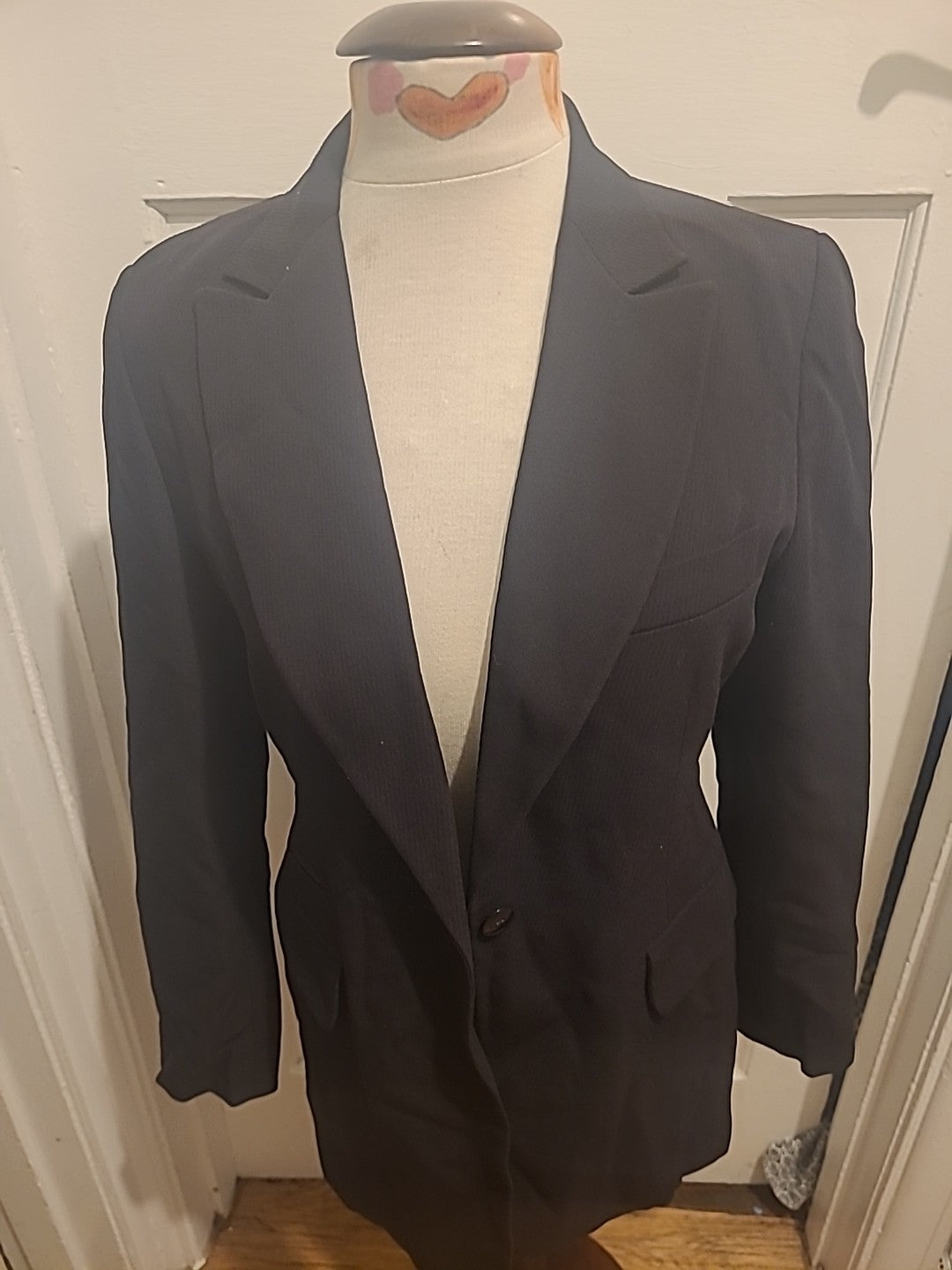 Mens Patrick Gerard Size 38in Black Padded Blazer