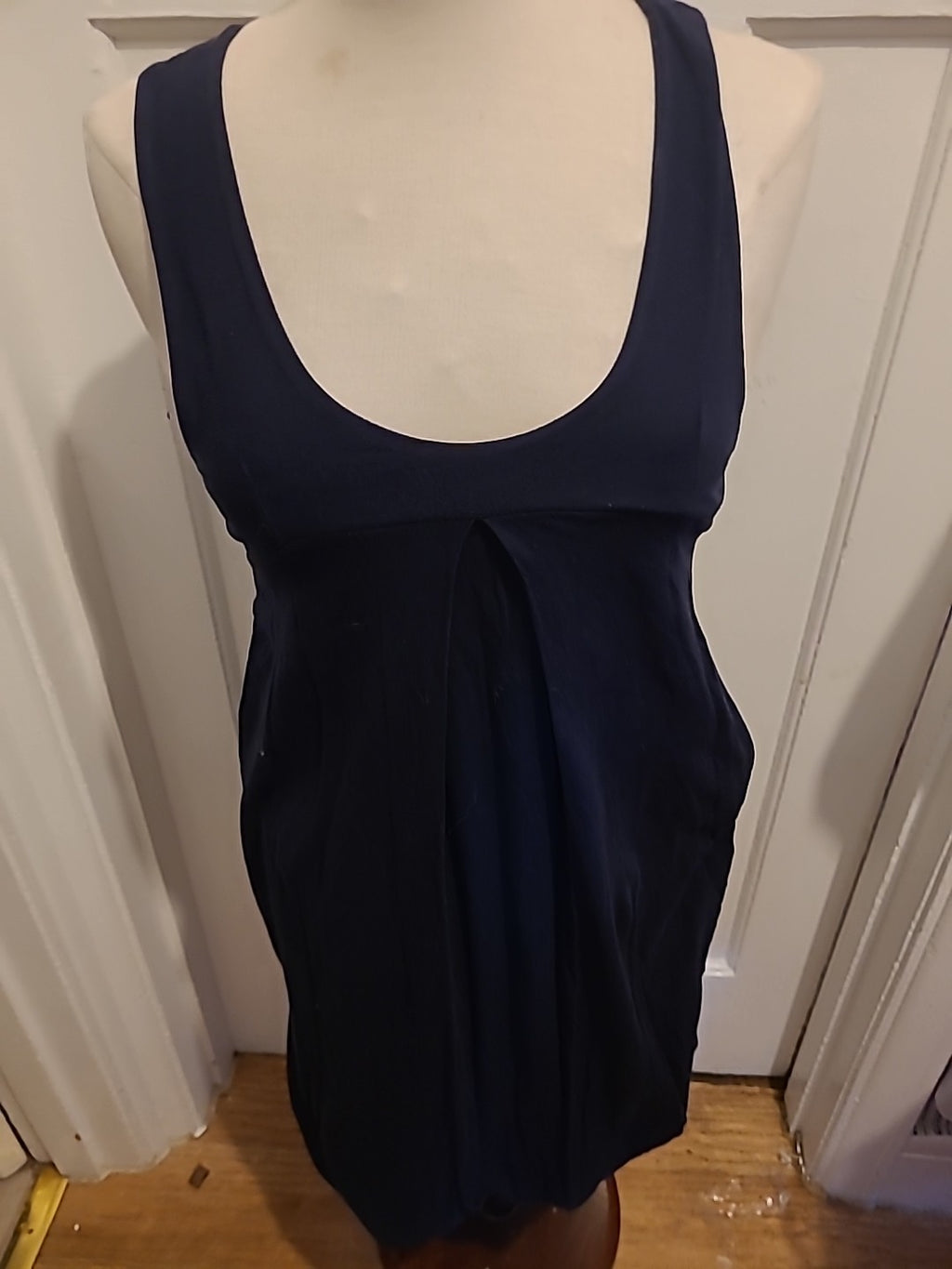 Ladies Size Large Navy Sleeveless Dress