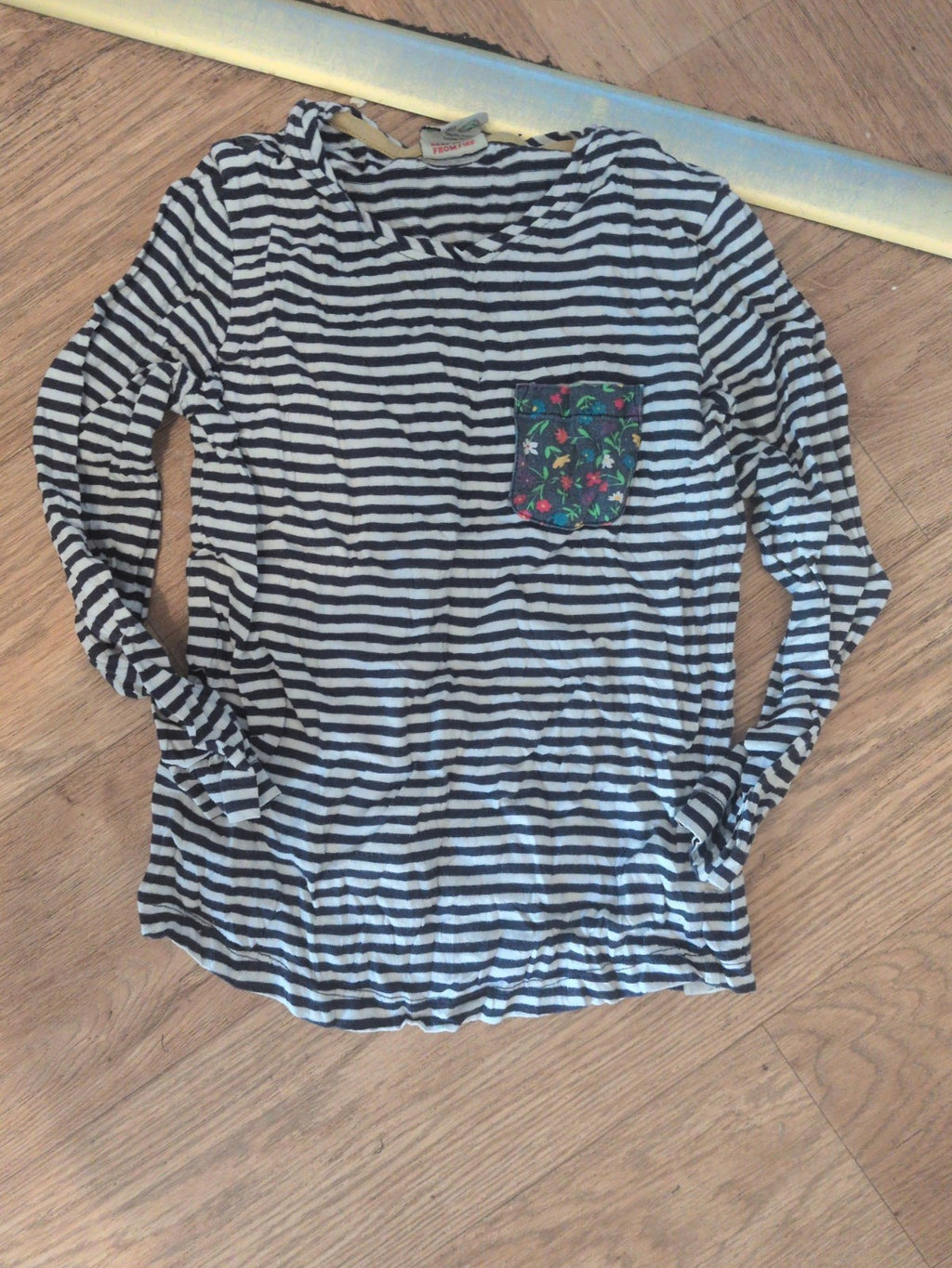 Frugi 6-7 Years Stripe Long Sleeve T-shirt