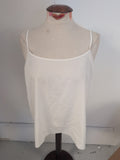 George 16 White Sleeveless Cami Style Top
