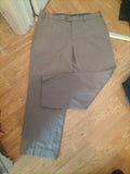 Marks And Spencer 36x29 Neutral Performance Wool Blend Trousers