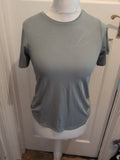 Primark 2XS Grey Short Sleeve Workout T-shirt Ladies