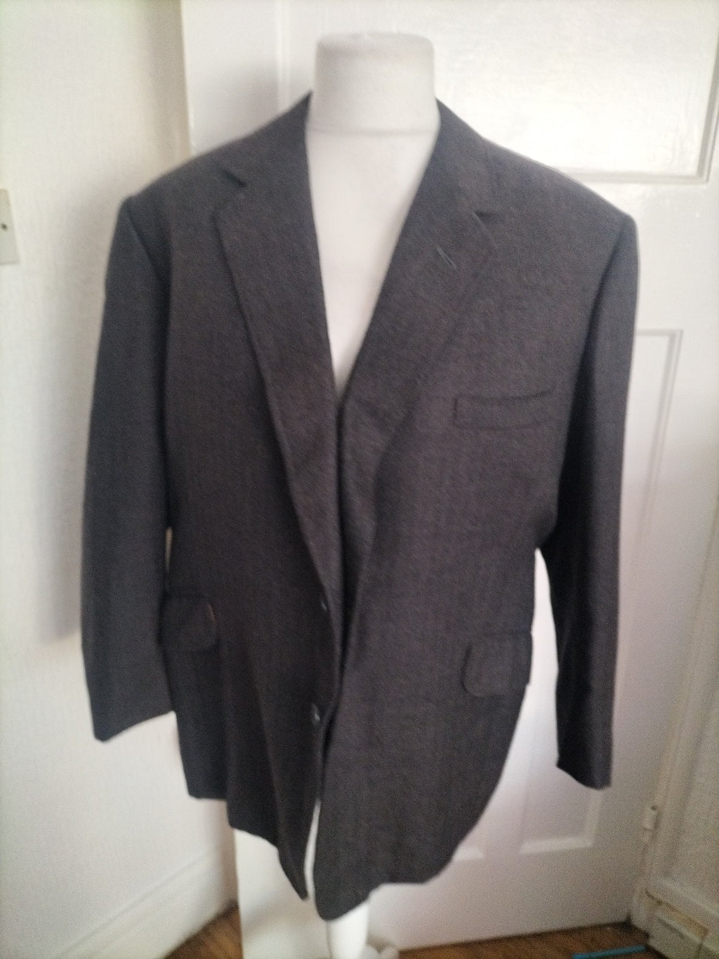Mens Size XL Dark Grey Fleck Lined Blazer