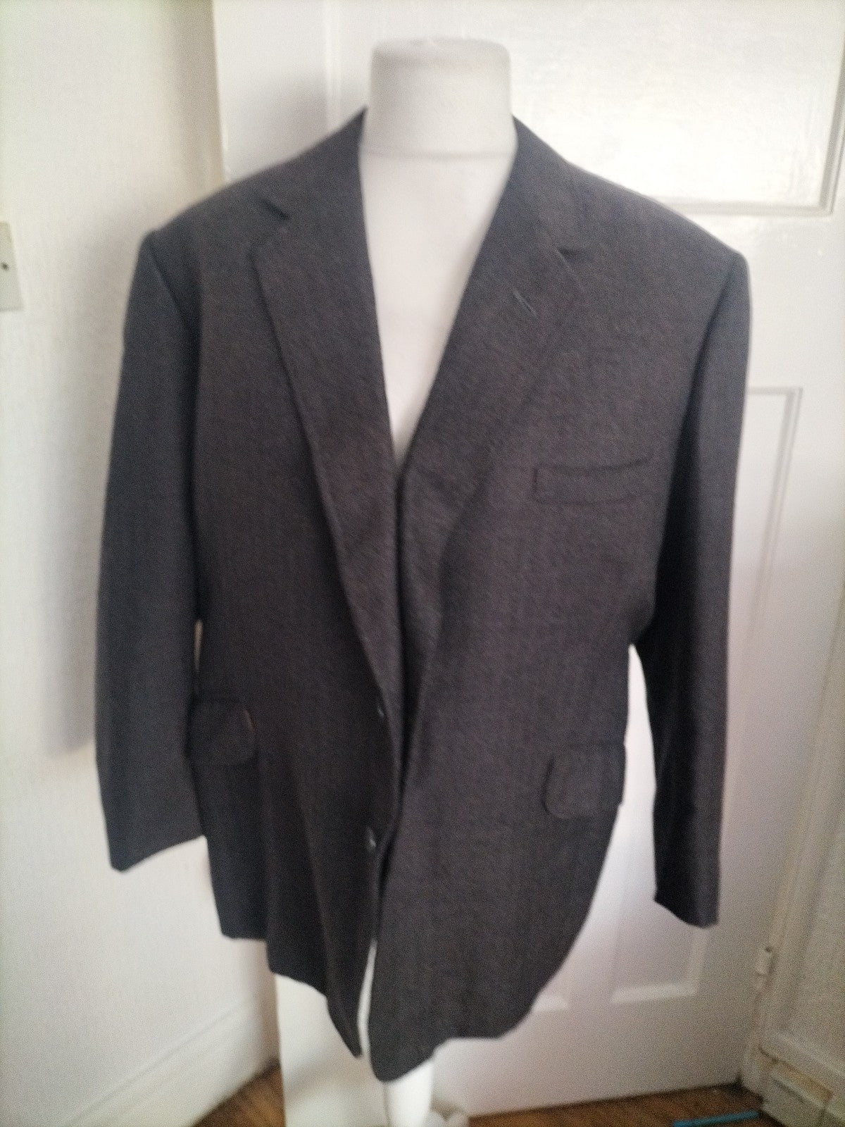 Mens Size XL Dark Grey Fleck Lined Blazer