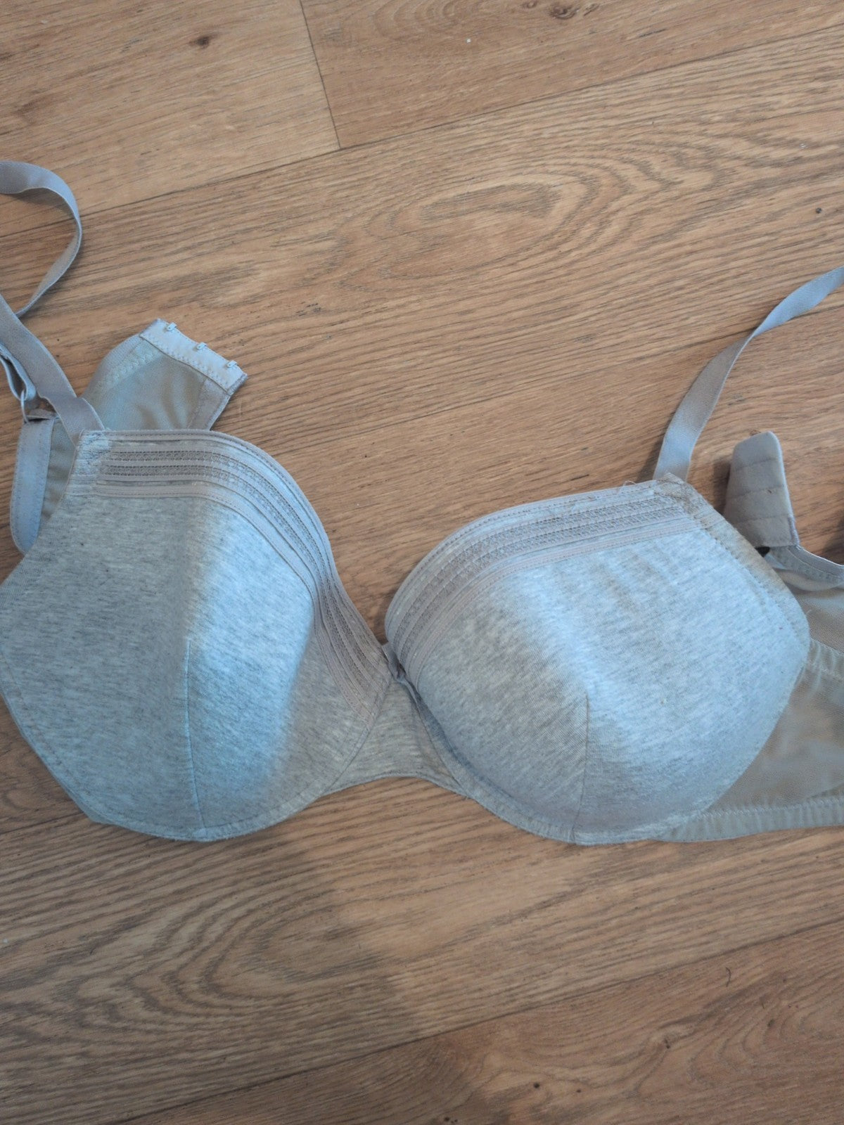 Yours 42C Grey Padded Wired Bra