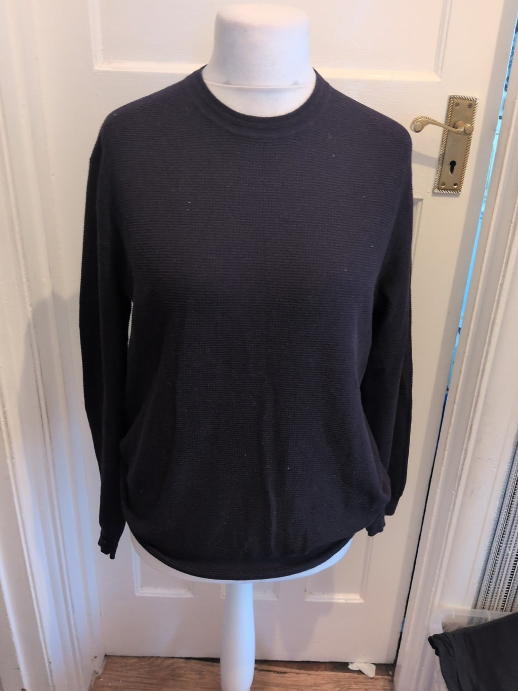 Ted Baker Size 3 Navy Long Sleeve Jumper