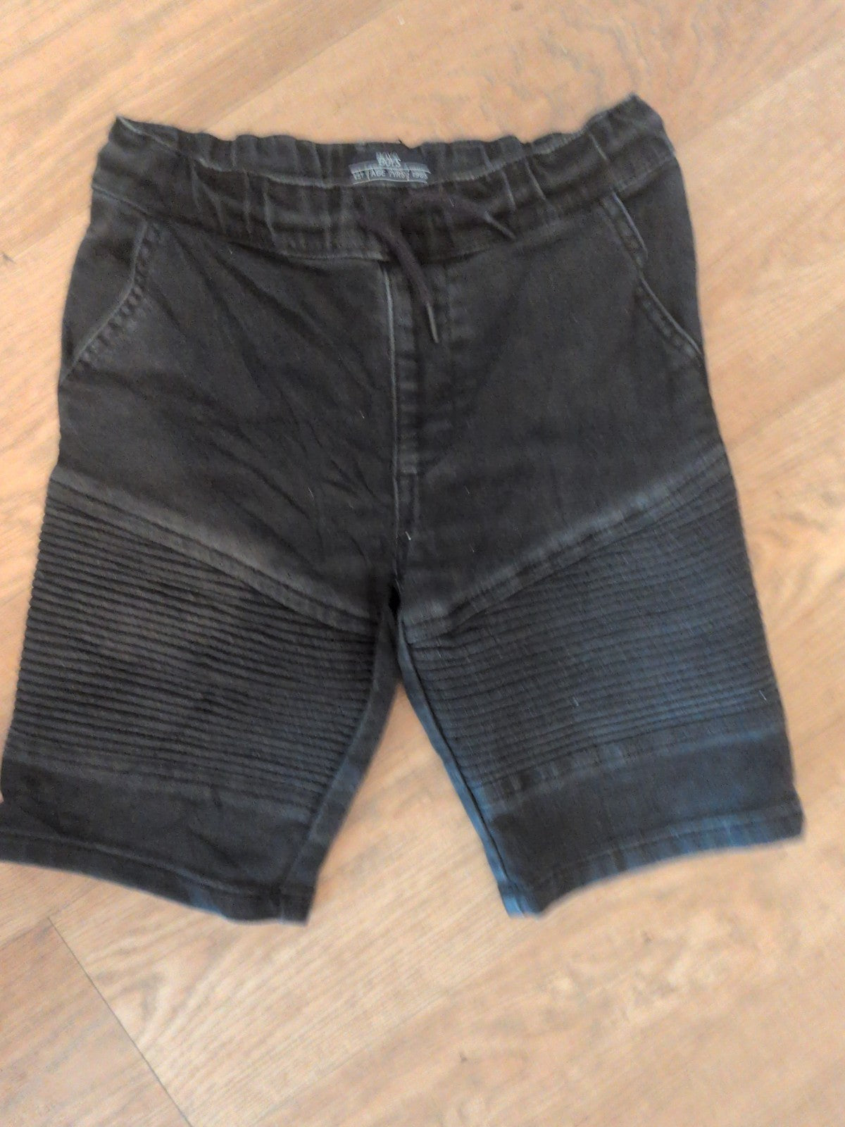Next 7 Years Black Denim Shorts