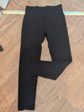 Large Black Polyamide Leggings