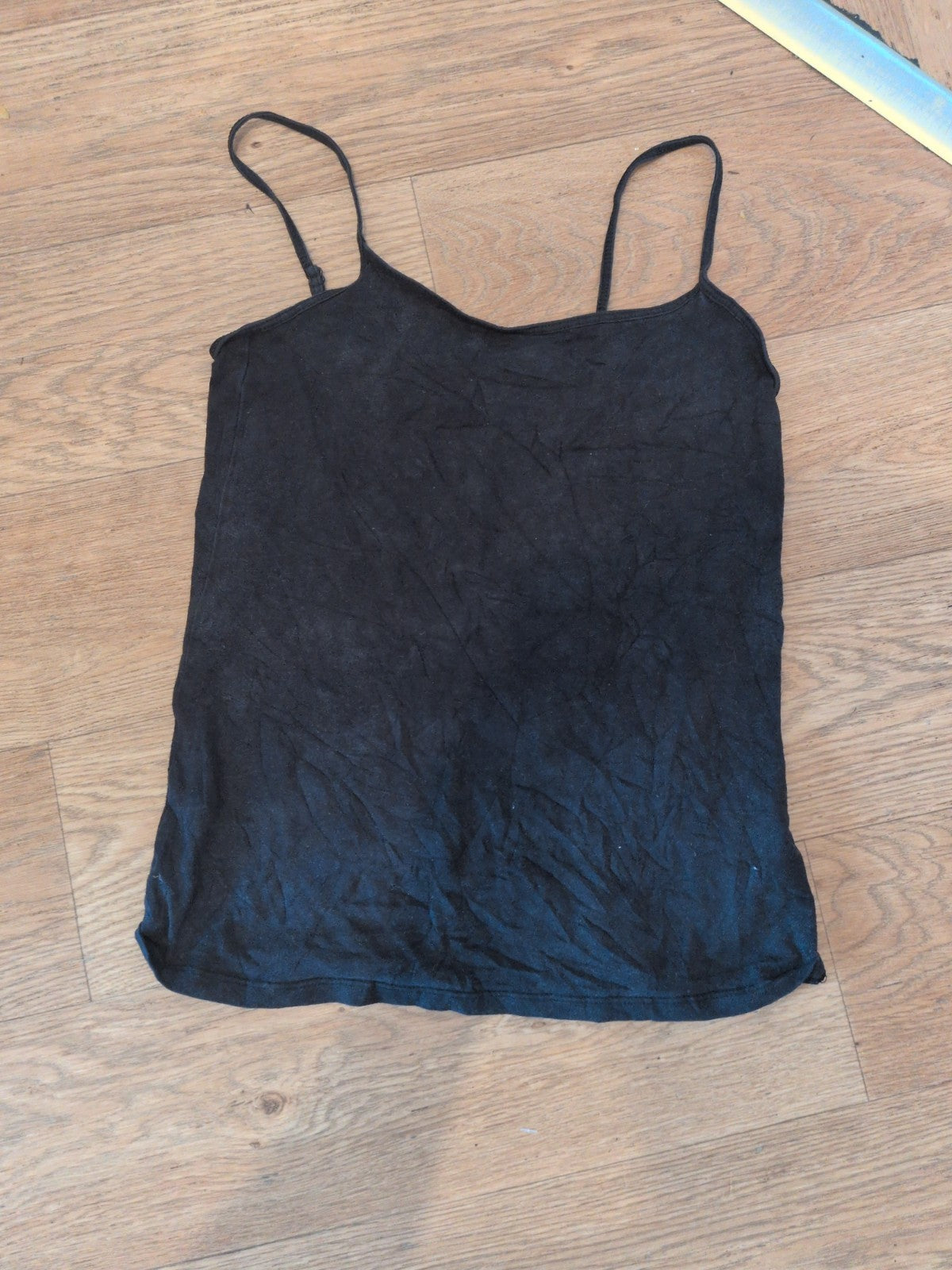 Primark Small 10-12 Black Stretch Cami