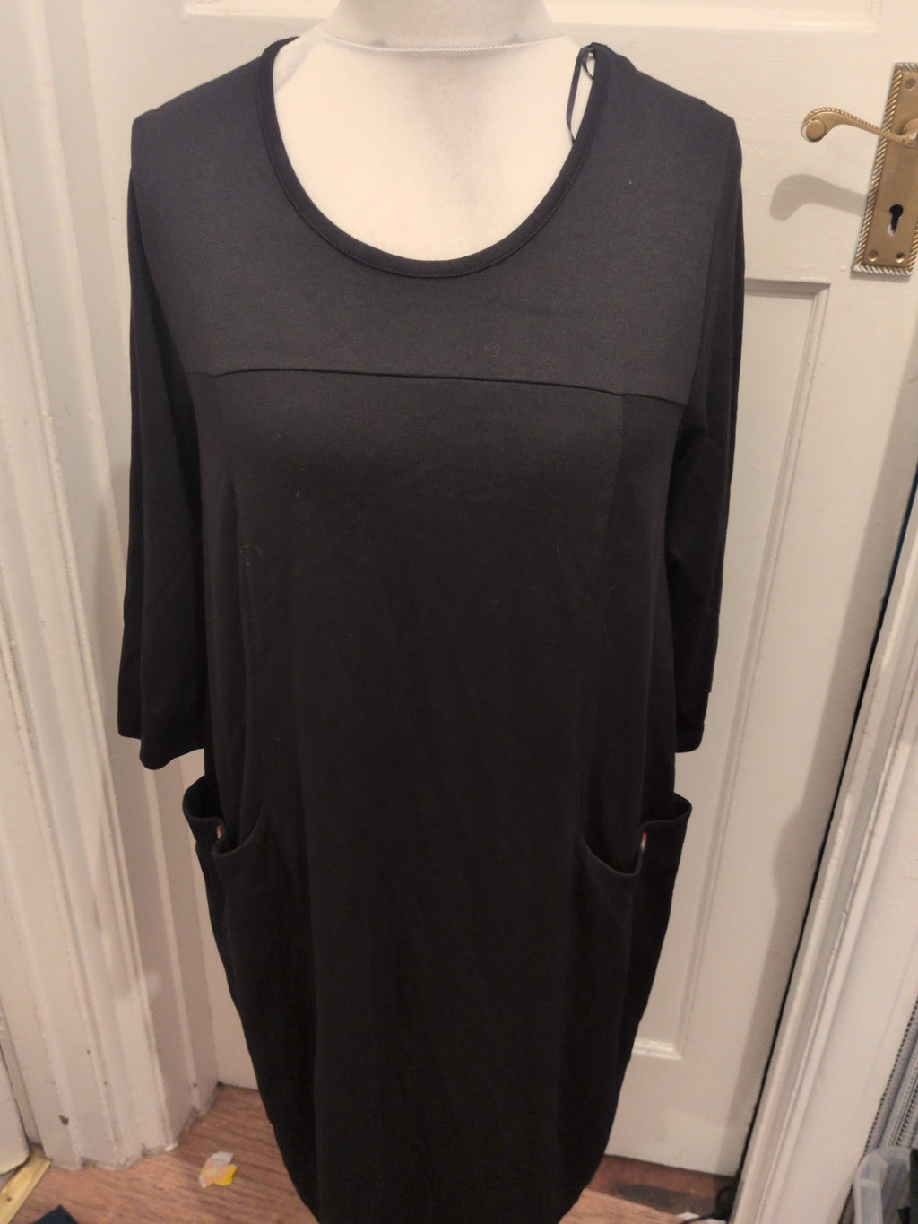 Bonprix Medium Black Half Sleeve Dress