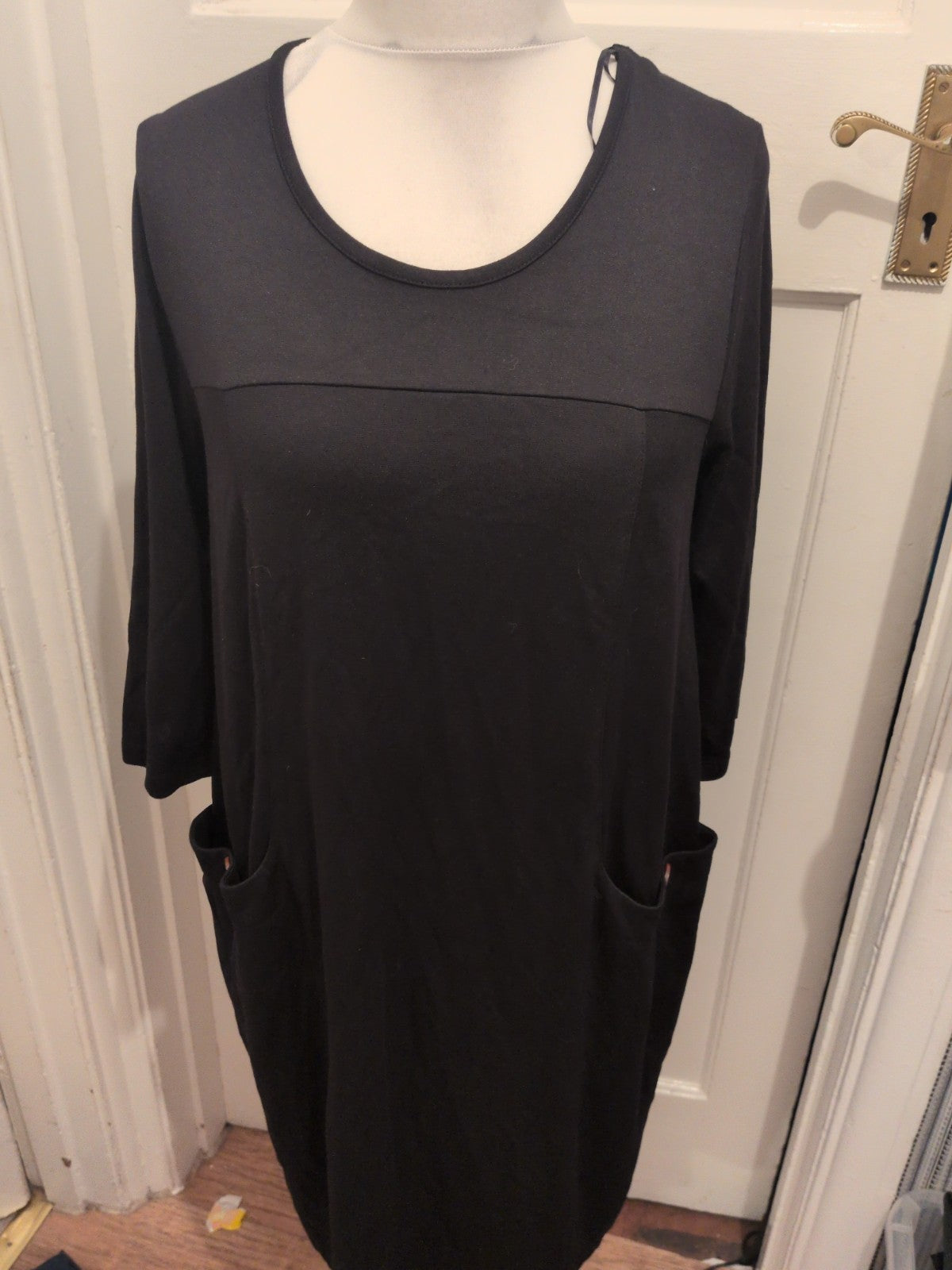 Bonprix Medium Black Half Sleeve Dress