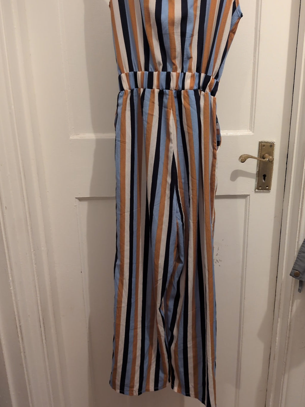 JCL Medium Multi Stripe Sleeveless Jumpsuit