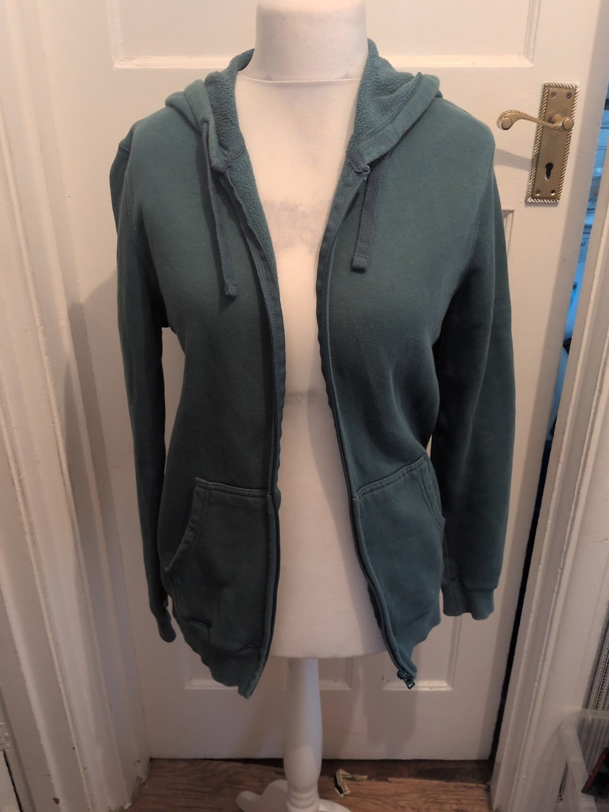 Easy Medium Teal Full Zip Hoodie