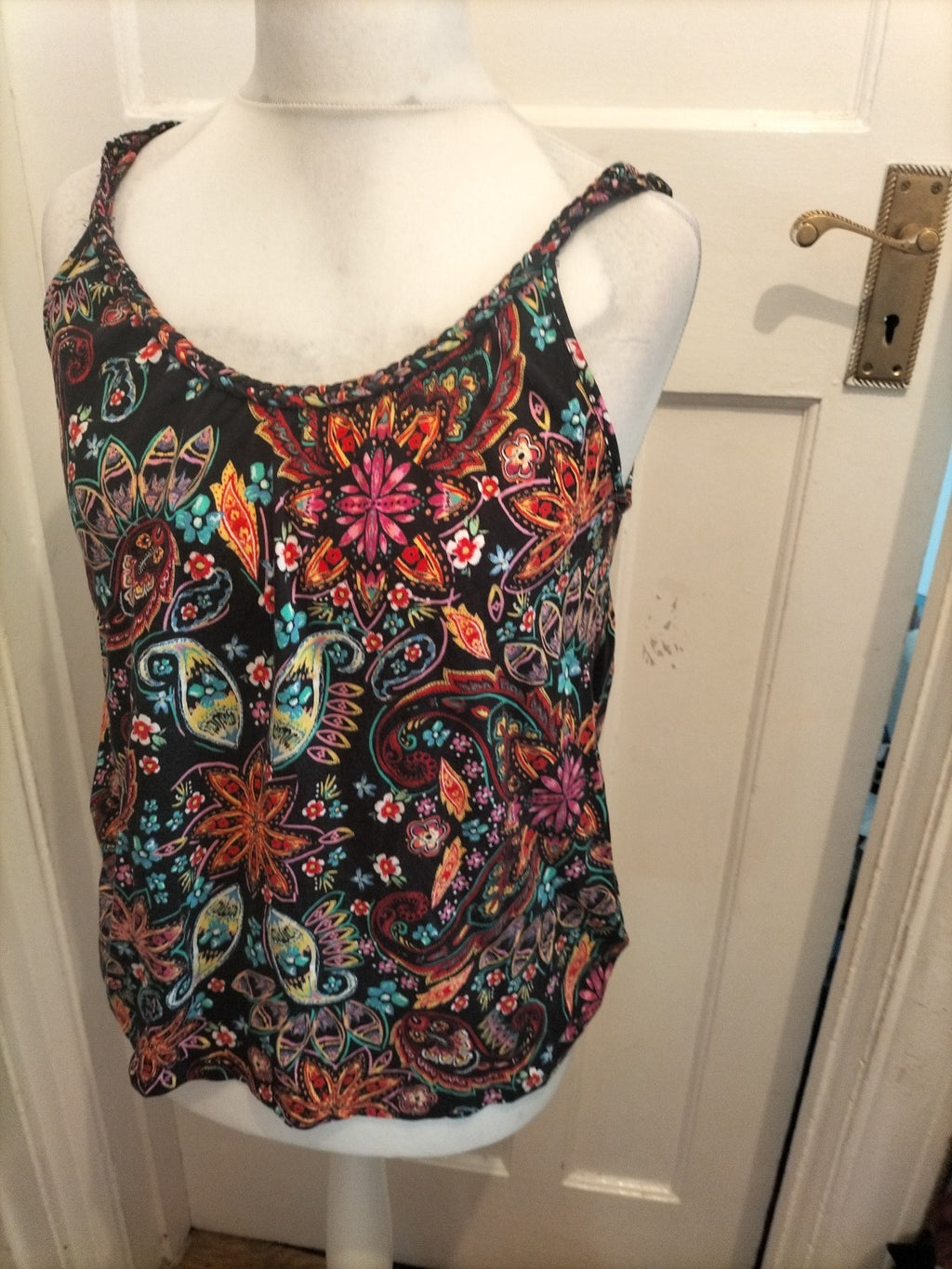 Tu 12 Multicoloured Sleeveless Aztec Patterned Cami